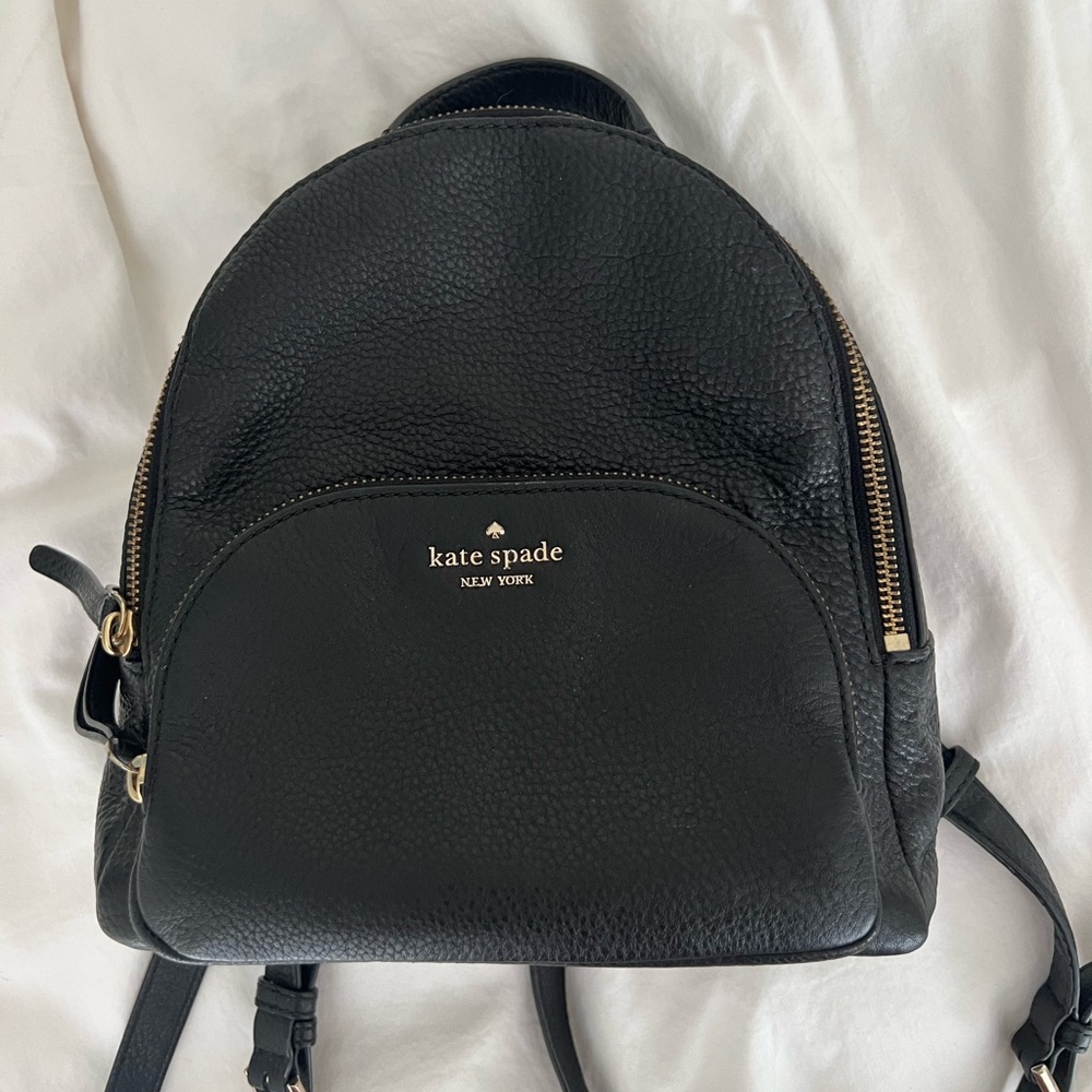 COPY - Kate Spade black mini leather backpack